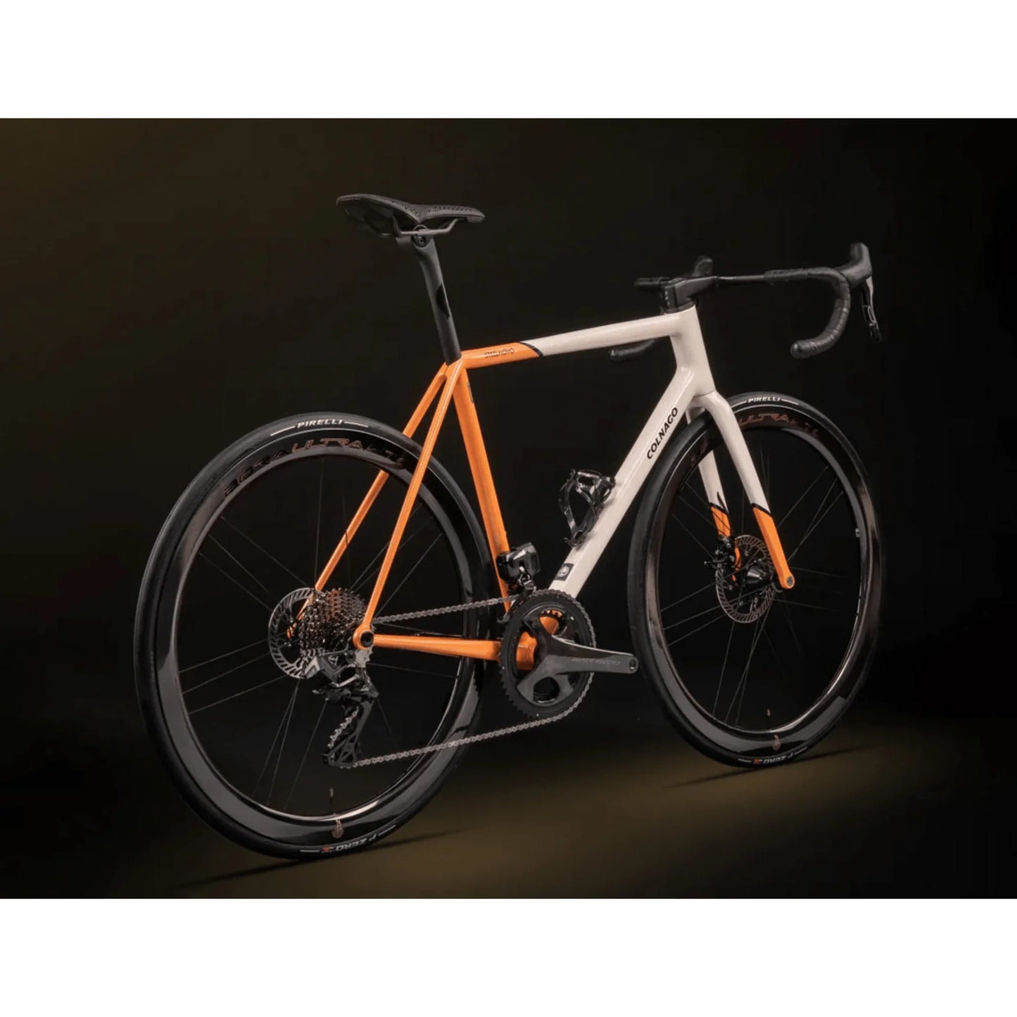 Colnago Steelnovo Frameset - Orange Pearl White