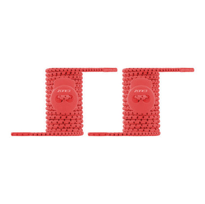 Zone3 Elastic Shoe Laces For Fast Transitions (Red)