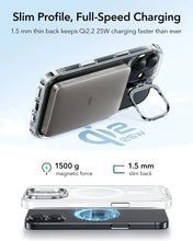 Load image into Gallery viewer, ESR iPhone 17 Classic Hybrid Magnetic Case (Camera Control, Stash Stand) - Clear
