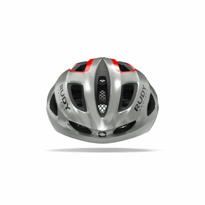 Rudy Project Strym Grey Metallic – Red Fluo (Shiny)
