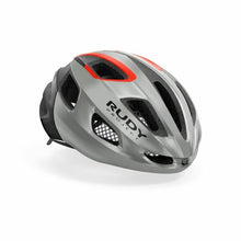 Load image into Gallery viewer, Rudy Project Strym Grey Metallic – Red Fluo (Shiny)
