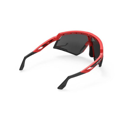 Rudy Project Defender Fire Red Matte – RP Optics Smoke Black