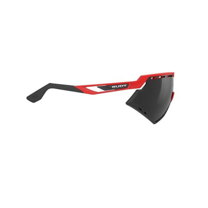 Rudy Project Defender Fire Red Matte – RP Optics Smoke Black