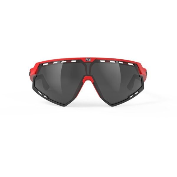 Rudy Project Defender Fire Red Matte – RP Optics Smoke Black