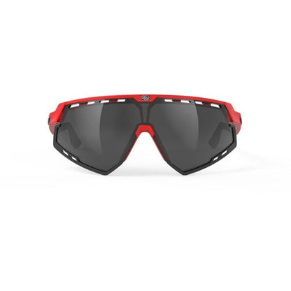 Rudy Project Defender Fire Red Matte – RP Optics Smoke Black
