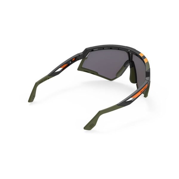 Rudy Project Defender Stripes Black Matte/Black – Multilaser Orange