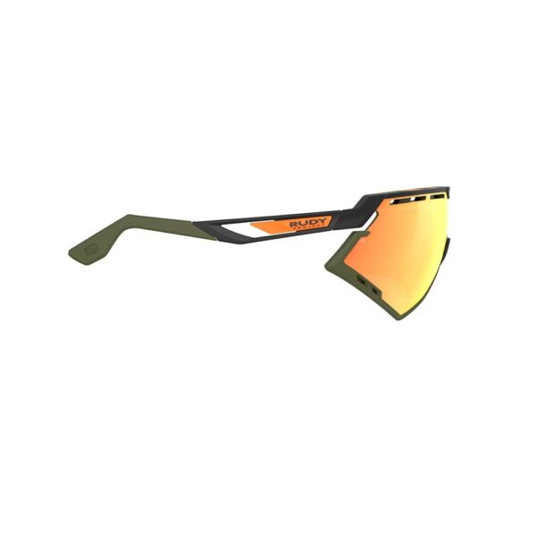 Rudy Project Defender Stripes Black Matte/Black – Multilaser Orange