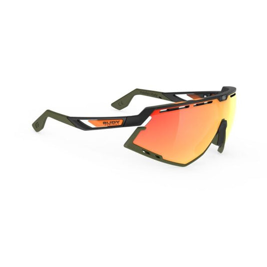 Rudy Project Defender Stripes Black Matte/Black – Multilaser Orange