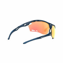 Load image into Gallery viewer, Rudy Project Propulse Blue Navy Matte – Multilaser Orange
