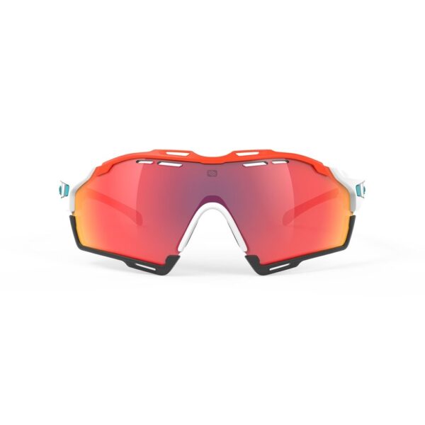 Rudy Project Cutline White Matte – Multilaser Red