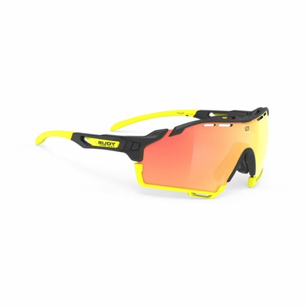 Rudy Project Cutline Black Matte- RP Optics Multilaser Orange