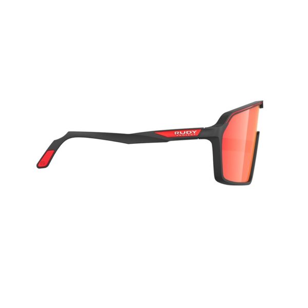 Rudy Project Spinshield Black Matte - Rp Optics Multilaser Red