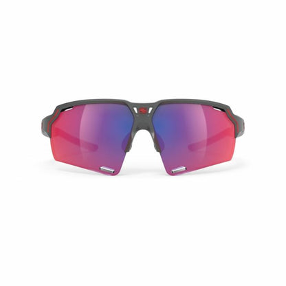 Rudy Project Deltabeat Charcoal Matte Multilaser Red