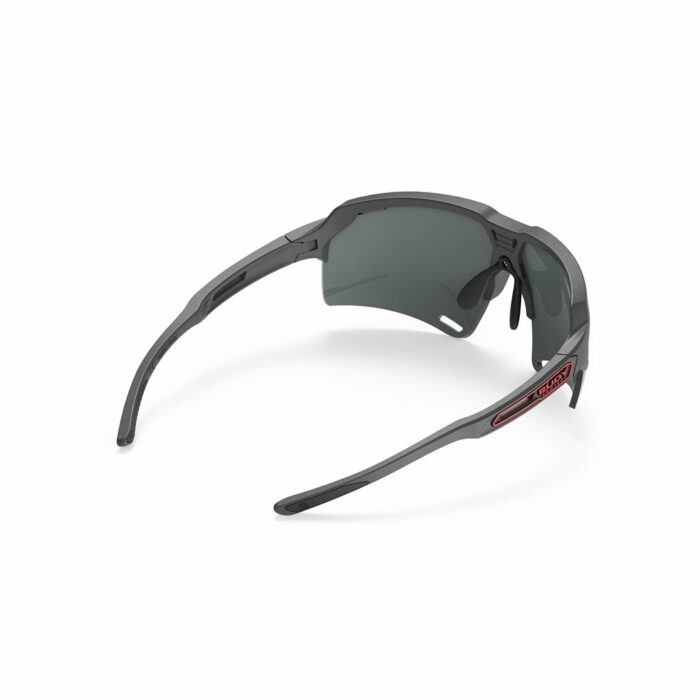 Rudy Project Deltabeat Charcoal Matte Multilaser Red