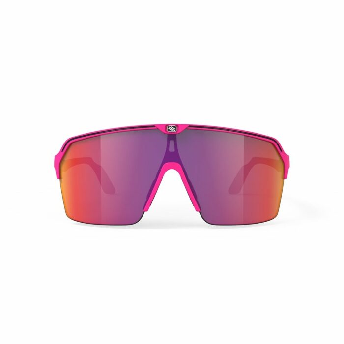 Rudy Project Spinshield Air Pink Fluo Matte – Multilaser Red