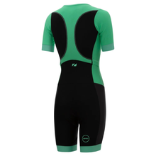 Load image into Gallery viewer, Zone3 Women’s Aquaflo Short Sleeve Trisuit

