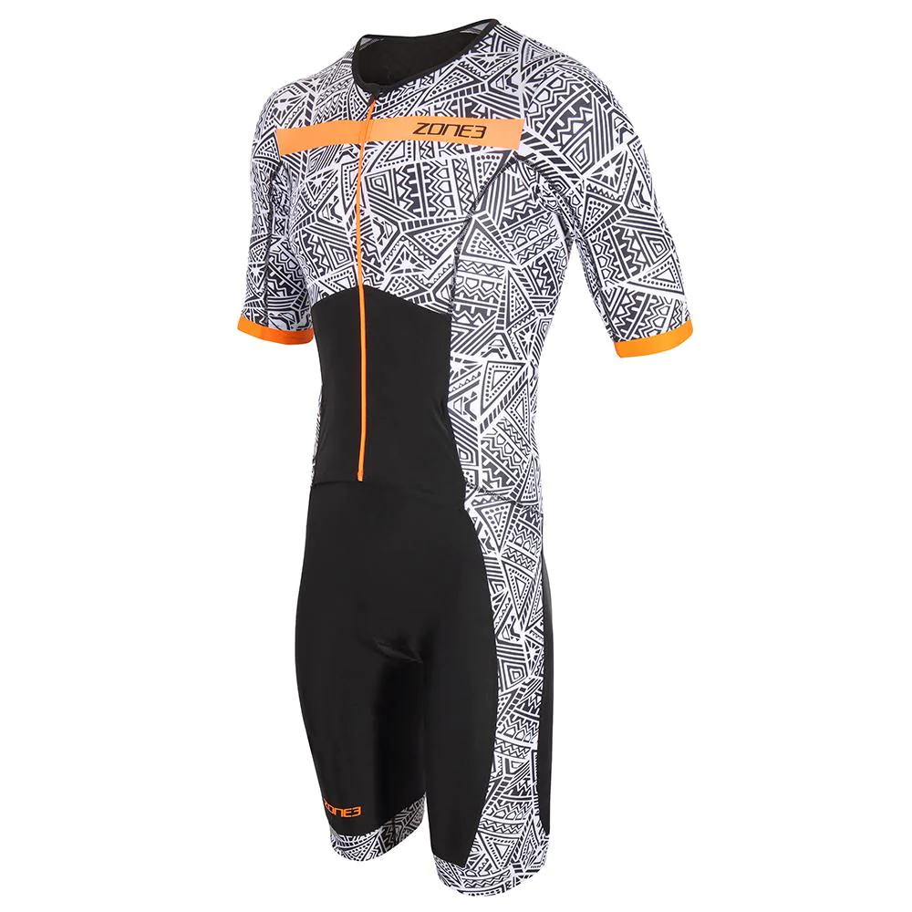 Zone3 Men’s Kona Speed Short Sleeve Full Zip Trisuit