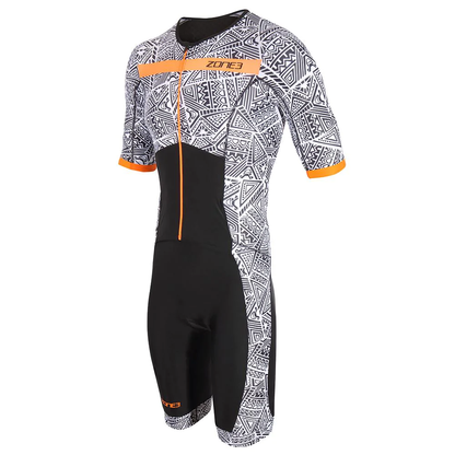 Zone3 Men’s Kona Speed Short Sleeve Full Zip Trisuit