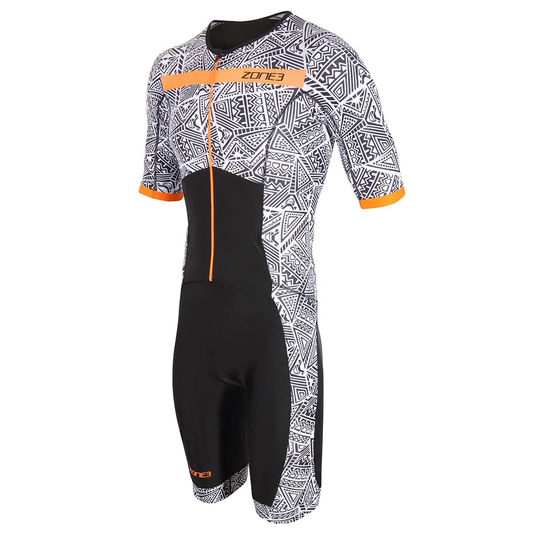 Zone3 Men’s Kona Speed Short Sleeve Full Zip Trisuit