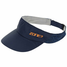 Load image into Gallery viewer, Zone3 Lightweight Race Visor For Training And Racing (Navy/Blue)
